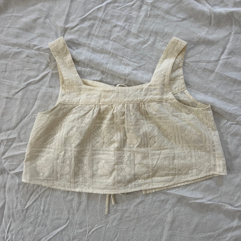 Ciro Lucia reversible embroidered top